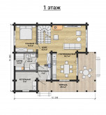 Дом из клееного бруса VZ-366